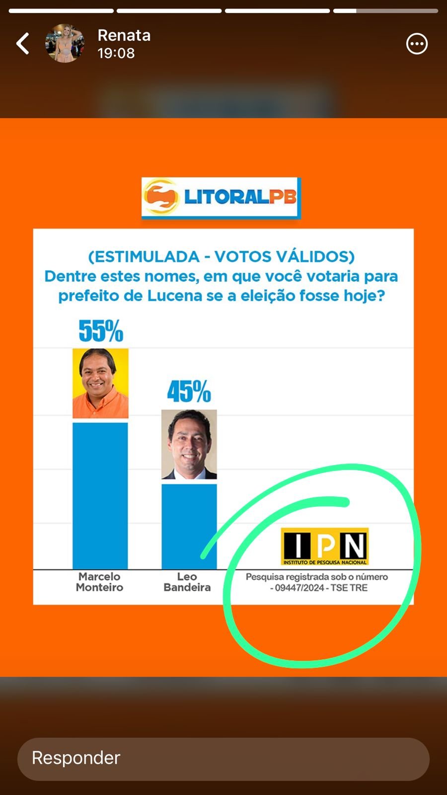 Desespero – Oposição A Léo Bandeira Tenta Enganar População De Lucena Com Falsa Pesquisa Eleitoral